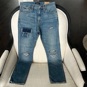 Ralph Lauren Polo patchwork Sullivan slim jeans